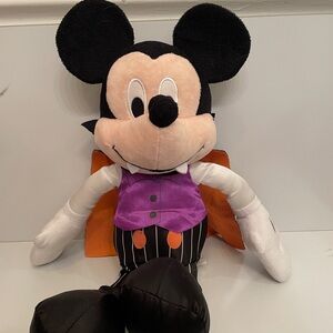 Disney Halloween Mickey Mouse Vampire 19" Plush